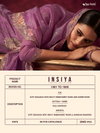 Insiya By Shree Shalika Organza Embroidery Designer Salwar Kameez
